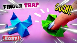 how to make origami finger traps