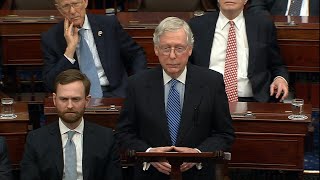 "Heads we win, tails you cheated" says McConnell ahead of impeachment vote | AFP