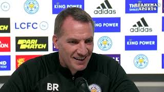 Brendan Rodgers - Leicester v Sheffield United - Pre-Match Press Conference