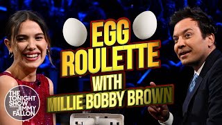 Egg Roulette with Millie Bobby Brown | The Tonight Show Starring Jimmy Fallon
