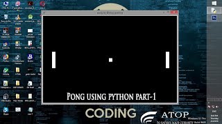 ping pong game using python3 part-1:getting started