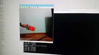Camshift + Kalmanfilter with OpenCV & python on RaspberryPi B2