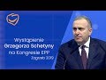 Przewodniczący Grzegorz Schetyna na Kongresie EPP - European People's Party