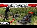 FINALLY A Mower That CUTS TALL GRASS & WEEDS - INSANE RESULTS!