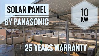 10 kw Panasonic Solar Panel with Luminous Inverter