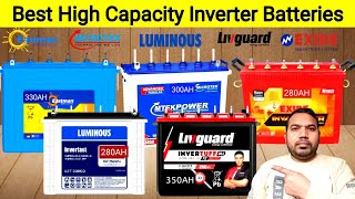 TOP 5 Best Inverter Battery Hi Capacity 2025 |Livguard Battery | Eastman Battery