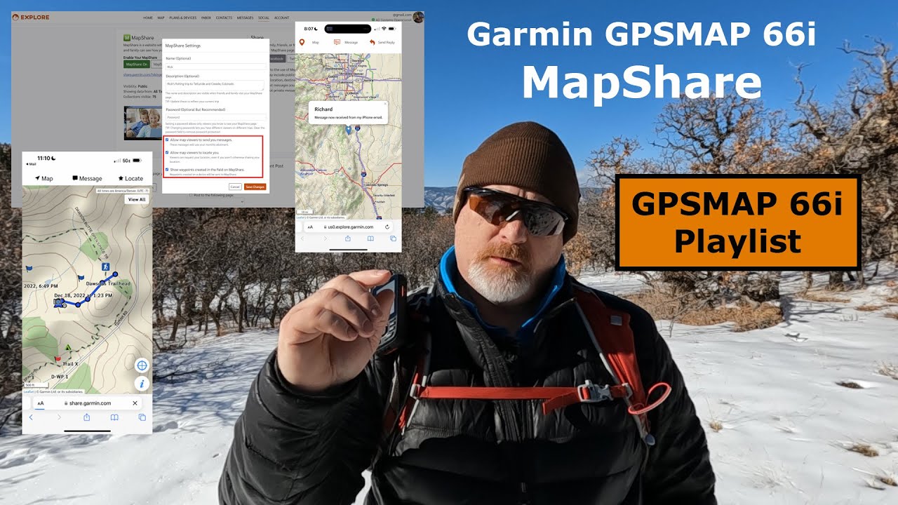 Garmin GPSMAP 66i Training | MapShare - YouTube