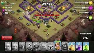 Clash Of Clans- Learn how to do a perfect GoWiPe in less than 6mins!