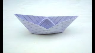 how to make notebook paper boat | origami boat