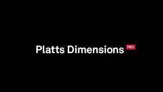 Platts Dimensions Pro — Request access now