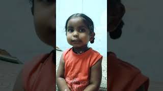 Uppu kappurambu poem by manasvi || Manasvi cute voice ||