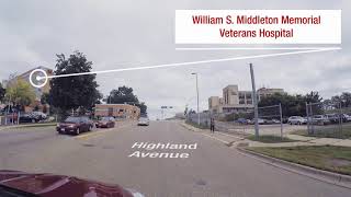 University Hospital in Madison, WI wayfinding video – westbound