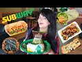 I only ate SUBWAY for 24 HOURS Challenge | Food Challenge