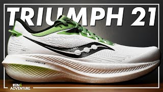 The Perfect Daily Trainer? SAUCONY TRIUMPH 21: First Run \u0026 First Impressions | Run4Adventure