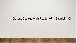 Ready!API Intro