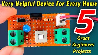 5 helpful Electronic Projects for Beginners 2024