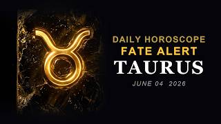 Taurus Horoscope Today ♉ THE TAURUS THAT REFUSES! (June 04, 2026)