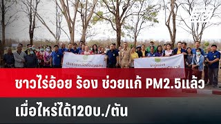 ชาวไร่อ้อย ร้อง ช่วยแก้ PM2.5แล้ว เมื่อไหร่ได้120บ./ตัน| เข้มข่าวค่ำ | 24 ก.พ. 68