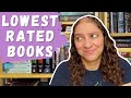 Lowest Rated Books || My least favorite reads