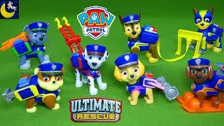 Paw Patrol Toys Ultimate Rescue Police Pups Policeman Chase Fireman Marshall's Fire Truck Toys Video