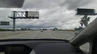 light traffic on Santa Ana Freeway