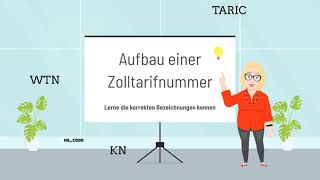 Aufbau einer Zolltarifnummer