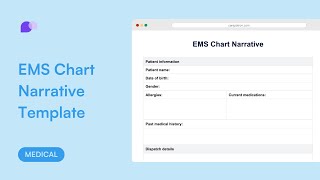 EMS Chart Narrative Template