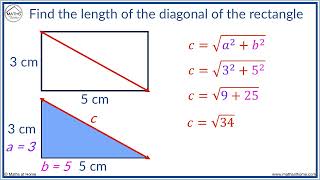 How to Find the Diagonal of a Rectangle