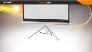 celexon screen tripod economy white edition