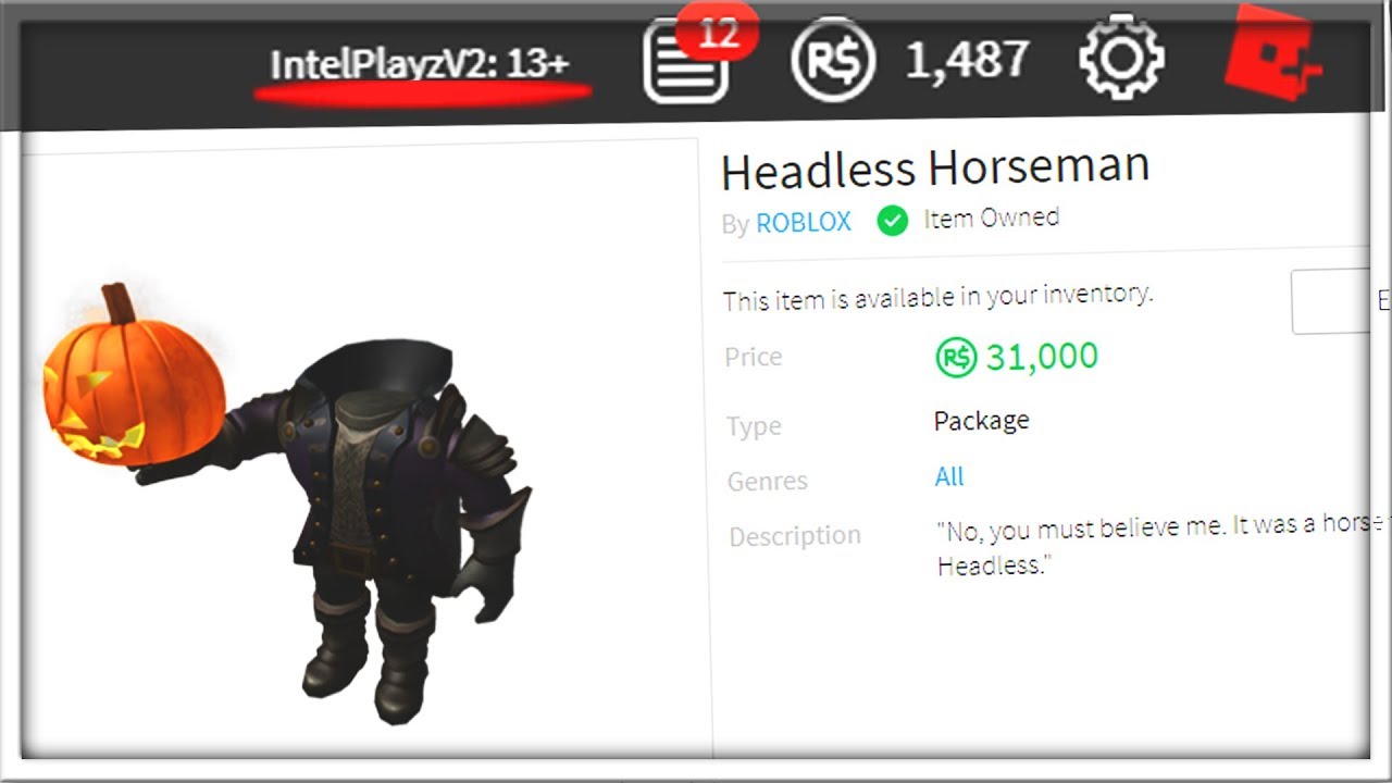 How To Get The Headless Horseman In Roblox 2020 - Leaguemlha