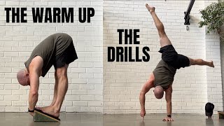 One Arm Handstand Training Session. A REAL ONE