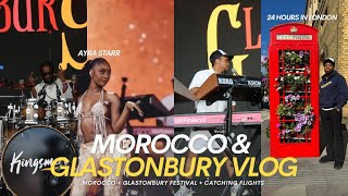 Travel Vlog - Performing with Ayra Starr at Glastonbury