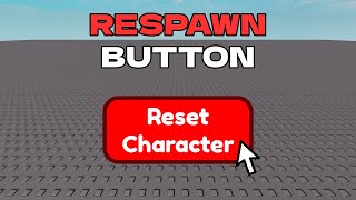 R to Reset Button - Roblox Scripting Tutorial