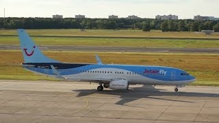 Jetairfly TUI Airlines Belgium Boeing 737-8K5 departure from Berlin Tegel TXL OO-JLO