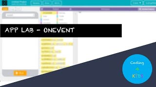Applab - OnEvent