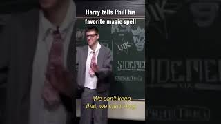 W2s tells Phill his favourite magic spell #shorts #sidemen
