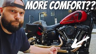 HOW TO Make the Harley Street Bob 114 MORE Comfortable!! - Crossthread Mini Floorboards