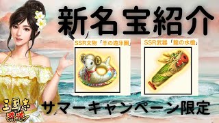 【三國志覇道】バレンタインの悪夢再び・・・　サマー名宝性能解説・・・