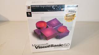 Opening a Brand New Visual Basic 6.0 Box from 1999!