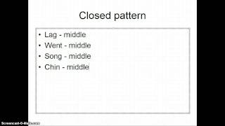 Closed Pattern- Phonics the Easy Way
