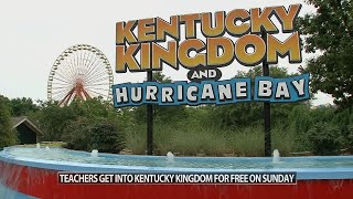 Kentucky Kingdom celebrating teachers this weekend with free admission