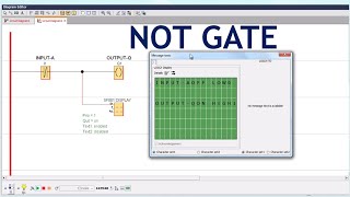 NOT Logic Gates PLC Program using Siemens LOGO Software