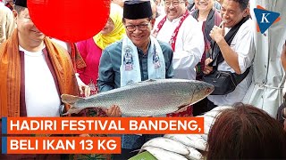 Beli Ikan 13 Kg di Festival Bandeng Rawa Belong, Pramono: Berat Ya..