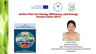 GE&CC and LU&E Module 16: Action Plan for Energy Efficiency and Energy Conservation 2013