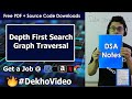 Depth First Search (DFS) Graph Traversal in Data Structures