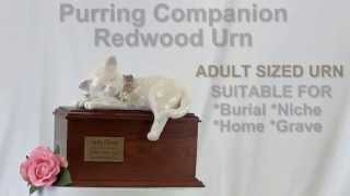 Redwood Cat Urn - (800) 757-3488 - In The Light Urns
