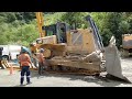 HOW TO CHANGE TRACK LINK ASSY. OF BULLDOZER CATERPILLAR D8T.