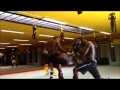 Hard Sparring Kick Boxing