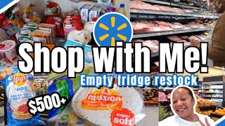 MARCH WALMART GROCERY HAUL $500/FAMILY OF 3/ HAUL-N-HOME