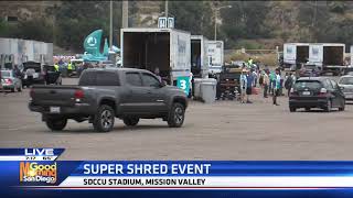 KUSI Covers SDCCU Super Shred Event